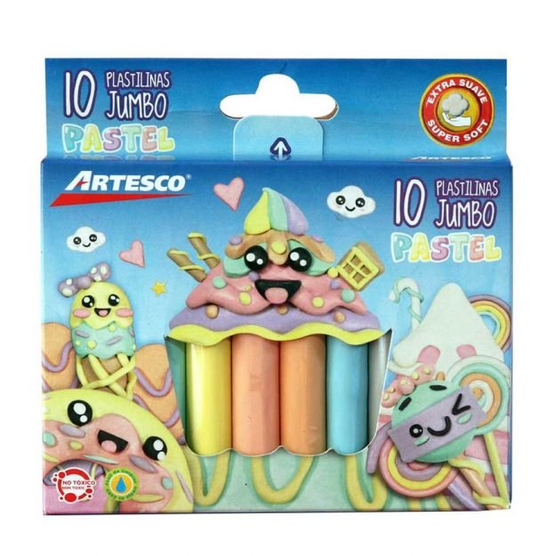 PLASTILINA ARTESCO PASTEL